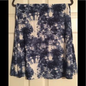 Tie Dye Lularoe Azure Skirt